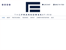 Tablet Screenshot of frankowskifirm.com